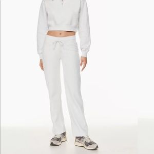 TNA cozy fleece banded sweatpants.